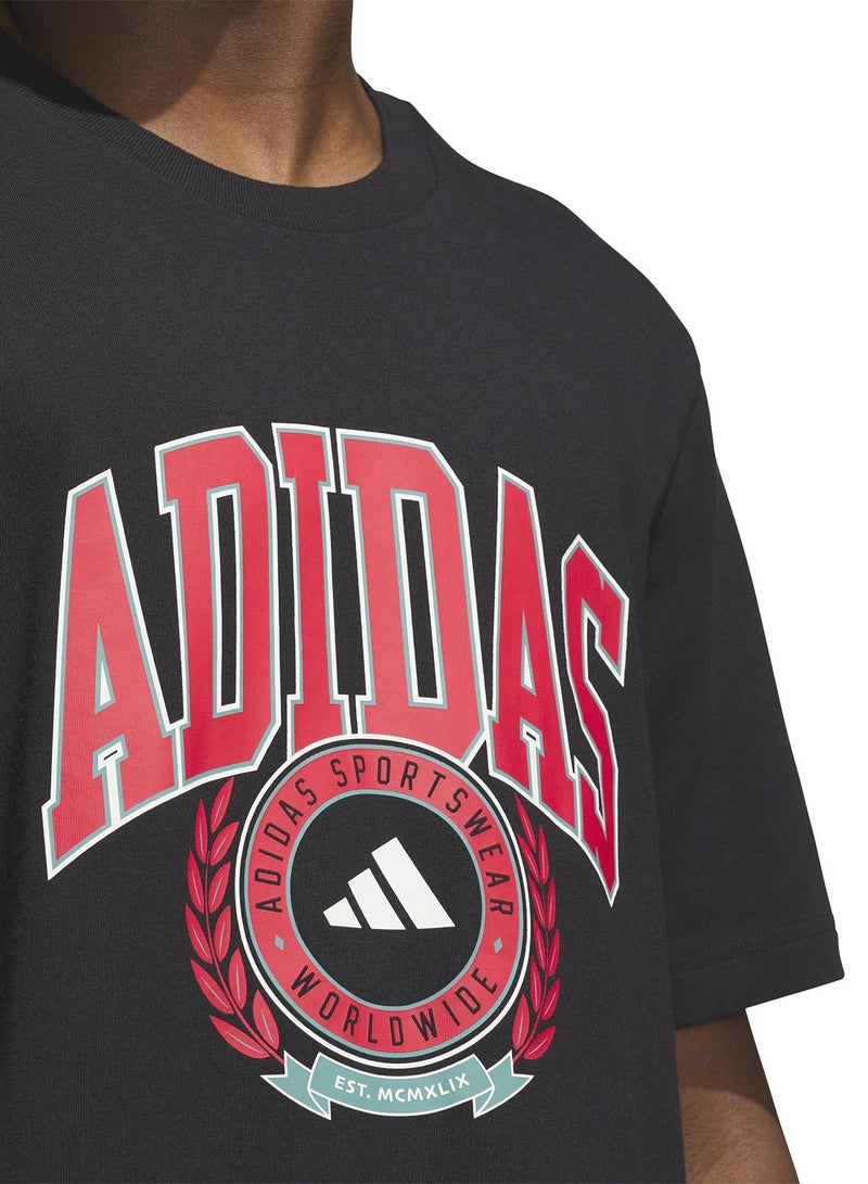 Adidas Varsity Crest Graphic T-Shirt - Image 3